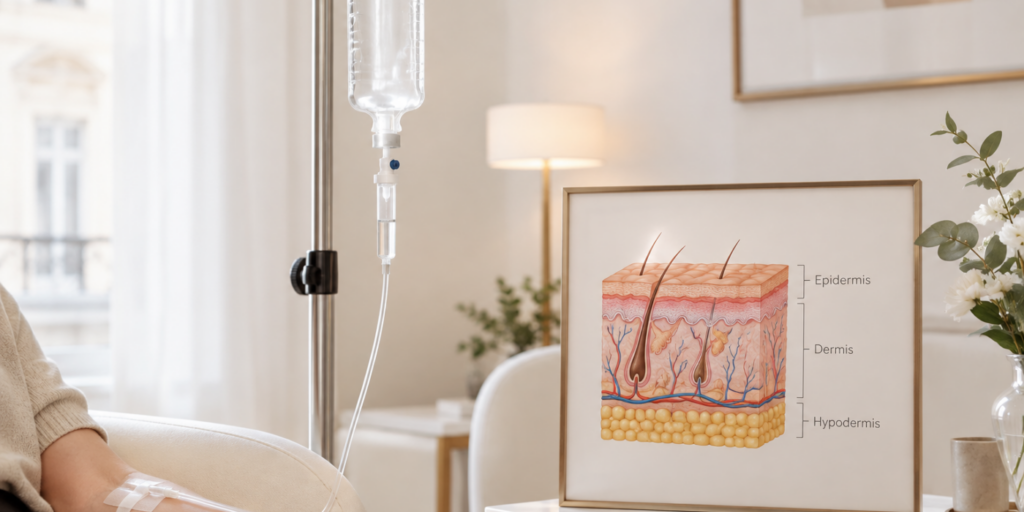 NAD+ und Haut: Was die Glow Infusion tatsächlich leisten kann