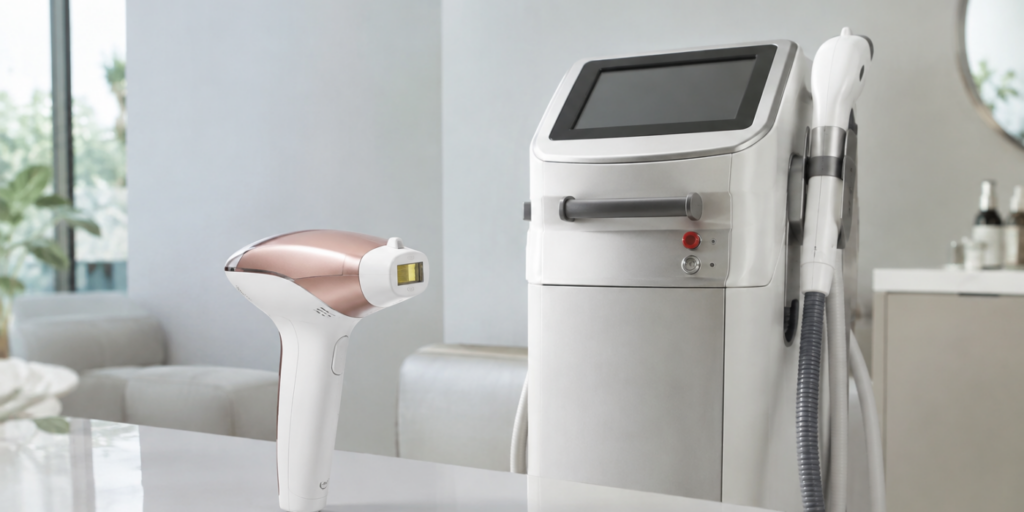 IPL zuhause oder Laser im Institut: Was Heimgeräte wirklich leisten